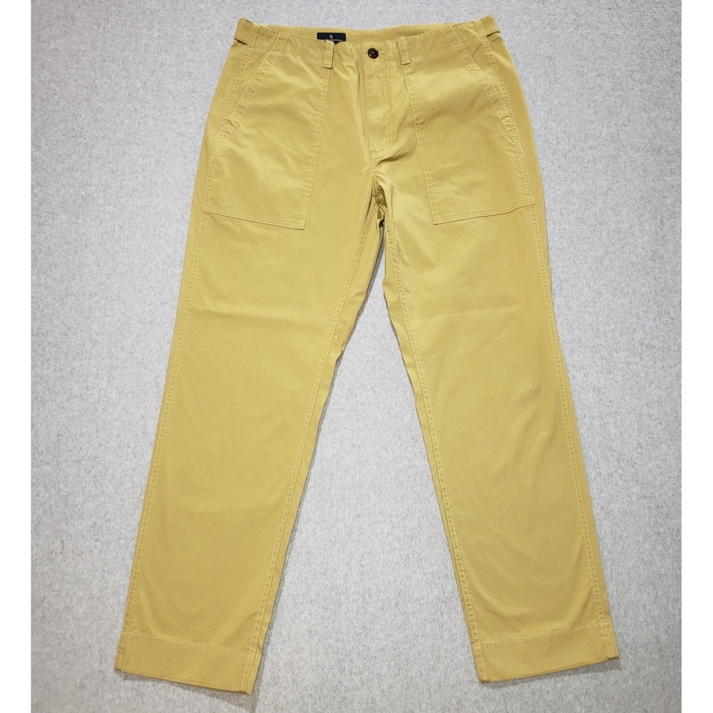 Brooks Brothers Utility‎ Ripstop Pants Mens Pistachio Green 34x30 (Actual 34x29)